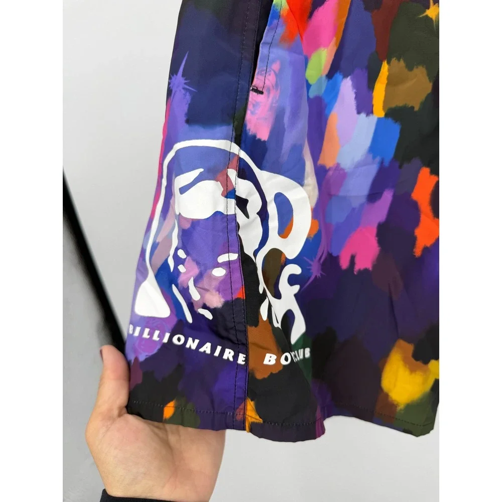 Billionaire Boys Club rembrandt Abstract Shorts Mens S Multi Color Graphic Logo